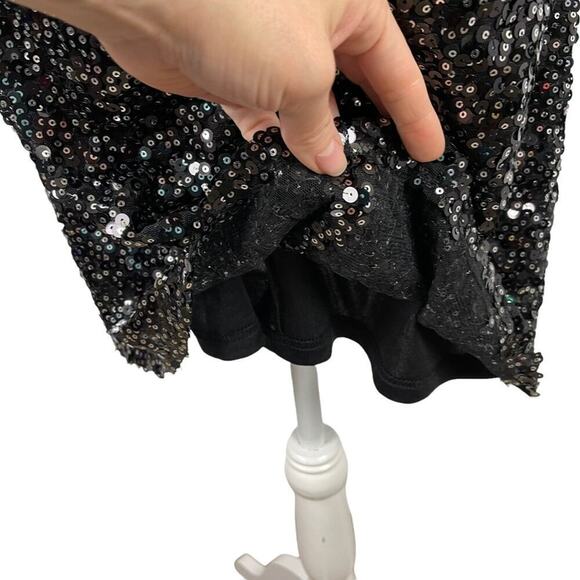 NWT Lulus Force of Fashion Black Backless Sequin Dress - Picture 14 of 14